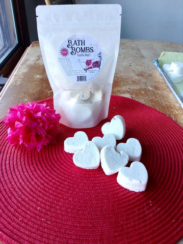 Bath Bombs Vanilla Rose